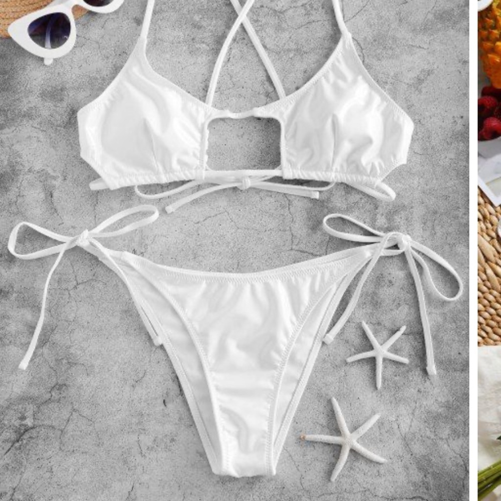 Zaful Vinyl Bikini